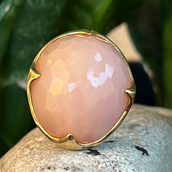 Ippolita 18 karat gold and opal king ring - Picture 8 of 14